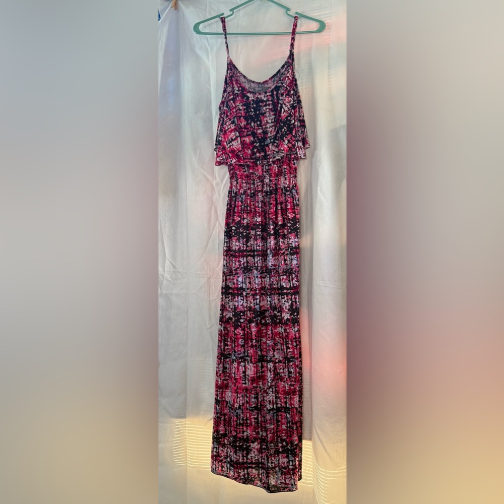 Floral Off-Shoulder Maxi Dress